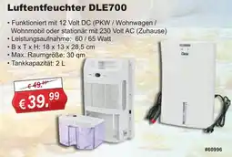 Stabilo Fachmarkt Luftentfeuchter DLE700 Angebot
