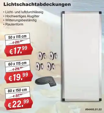 Stabilo Fachmarkt Lichtschachtabdeckungen Angebot