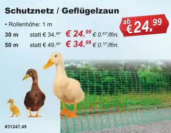 Stabilo Fachmarkt Schutznetz / Geflügelzaun Angebot