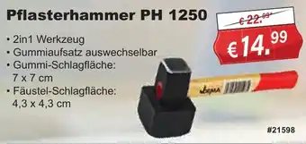 Stabilo Fachmarkt Pflasterhammer PH 1250 Angebot