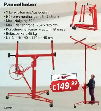 Stabilo Fachmarkt Paneelheber Angebot