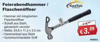 Stabilo Fachmarkt KesTek Feierabendhammer / Flaschenöffner Angebot