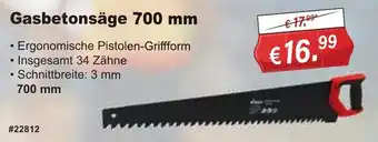 Stabilo Fachmarkt Gasbetonsäge 700 mm Angebot