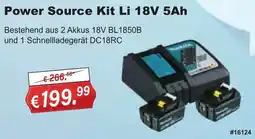 Stabilo Fachmarkt Makita Power Source Kit Li 18V 5Ah Angebot