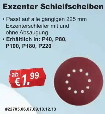 Stabilo Fachmarkt Exzenter Schleifscheiben Angebot