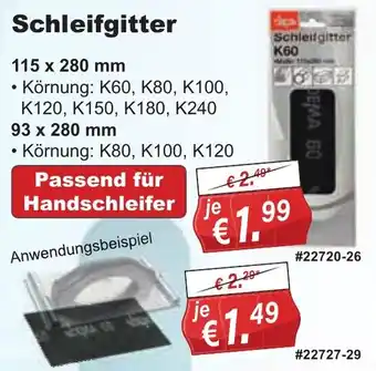 Stabilo Fachmarkt Schleifgitter Angebot