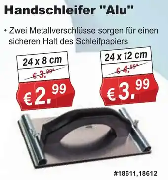 Stabilo Fachmarkt Handschleifer "Alu" Angebot