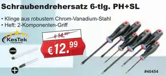 Stabilo Fachmarkt KesTek Schraubendrehersatz 6-tlg. PH+SL Angebot