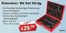 Stabilo Fachmarkt Ratschen-/ Bit Set 60-tlg. Angebot