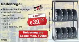 Stabilo Fachmarkt Reifenregal Angebot