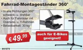 Stabilo Fachmarkt Fahrrad-Montageständer 360° Angebot