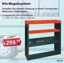 Stabilo Fachmarkt Kfz-Regalsystem Angebot