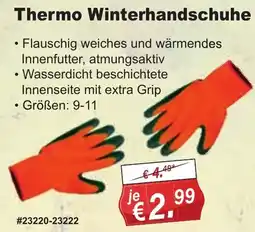 Stabilo Fachmarkt Thermo Winterhandschuhe Angebot