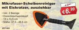 Stabilo Fachmarkt Mikrofaser-Scheibenreiniger mit Eiskratzer, ausziehbar Angebot