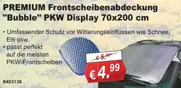 Stabilo Fachmarkt PREMIUM Frontscheibenabdeckung "Bubble" PKW Display 70x200 cm Angebot