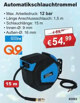 Stabilo Fachmarkt Güde Automatikschlauchtrommel Angebot