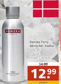 Getränkeland Danzka Forty dänischer Vodka Angebot