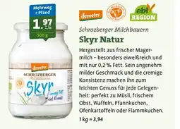 Ebl Naturkost Schrozberger Milchbauern Skyr Natur Angebot