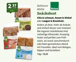 Ebl Naturkost Bohlsener Mühle Snäckebrot Angebot