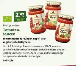 Ebl Naturkost Zwergenwiese Tomatensaucen Angebot