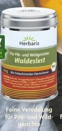 Ebl Naturkost Herbaria Für Pilz- und Wildgerichte Waldeslust Angebot