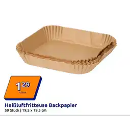 Action Heißluftfritteuse backpapier Angebot