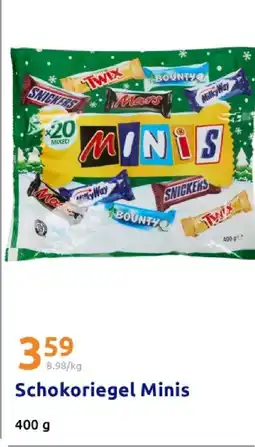 Action Schokoriegel minis Angebot