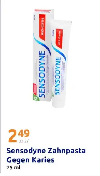 Action Sensodyne zahnpasta gegen karies Angebot