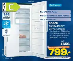 Euronics XXL BOSCH GSN54AWCV" Gefrierschrank Angebot