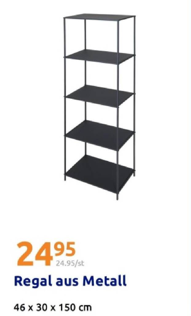 Regal aus metall Angebot bei Action