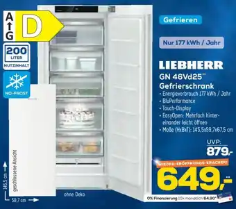 Euronics XXL LIEBHERR GN 46Vd25" Gefrierschrank Angebot