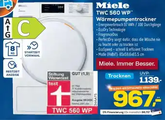 Euronics XXL Miele TWC 560 WP" Wärmepumpentrockner Angebot