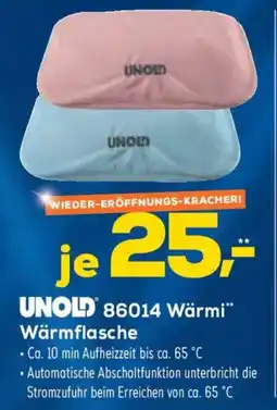 Euronics XXL UNOLD 86014 Wärmi Wärmflasche Angebot