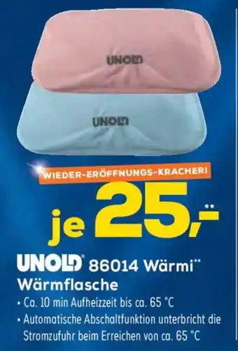 Euronics XXL UNOLD 86014 Wärmi Wärmflasche Angebot
