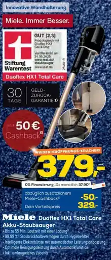 Euronics XXL Miele Duoflex HX1 Total Care Akku-Staubsauger Angebot