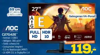 Euronics XXL ЛOC GAMING C27G42E Angebot