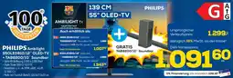 Euronics XXL PHILIPS Ambilight 550LED810/12" OLED-TV + TAB8200/10" Soundbar Angebot