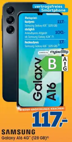 Euronics XXL Samsung Galaxy A16 4G" (128 GB)6) Angebot
