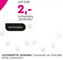 Mömax Lichterkette „SCHNURLI" Angebot