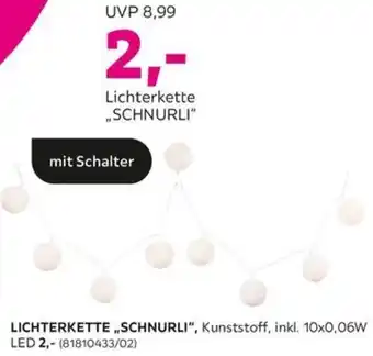 Mömax Lichterkette „SCHNURLI" Angebot