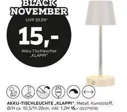 Mömax Akku-Tischleuchte „KLAPPI" Angebot