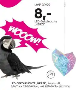 Mömax LED-Dekoleuchte „HERZI" Angebot