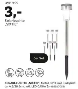 Mömax Solarleuchte „SIXTIE" 6er Set Angebot