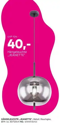 Mömax Hängeleuchte „JEANETTE" Angebot
