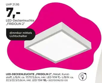 Mömax LED-Deckenleuchte „FRIDOLIN 2" Angebot