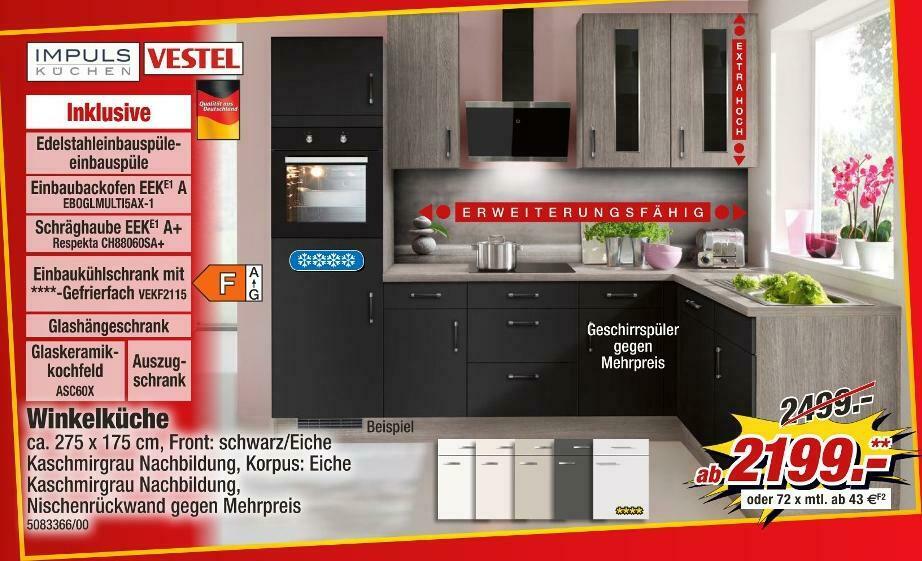 Impuls küchen oder vestel winkelküche Angebot bei Poco