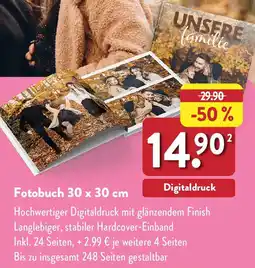 Aldi Nord Fotobuch 30 x 30 cm Angebot