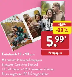 Aldi Nord Fotobuch 13 x 19 cm Angebot