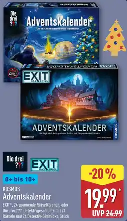 Aldi Nord KOSMOS Adventskalender Angebot