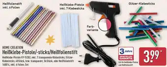 Aldi Nord HOME CREATION Heißklebe-Pistole/-sticks/Heißfolienstift Angebot